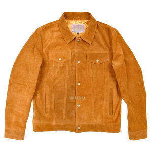 Veste bomber rétro western pour homme à forte demande, polyester/coton, style denim vintage, imperméable, vêtement d'extérieur décontracté, fourrure de mouton - Product Image 1