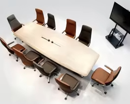 Bespoke Smart <b>Conference</b> <b>Table</b> (Wireless & Pop-up) - Product Image 5