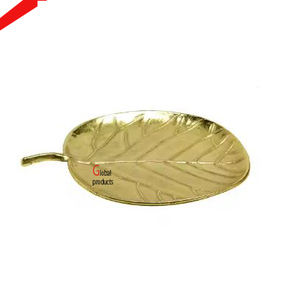 Plateau de service en aluminium en métal fini argenté de qualité supérieure avec design d'oiseaux pour hôtel et restaurant - Product Image 3