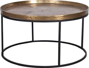 Lo último en mesa de centro de hierro y metal de forma redonda hecha a mano, mesa de sofá de acabado para hoteles, diseño moderno, tarifa al por mayor - Product Image 6