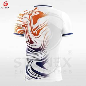 OEM เสื้อฟุตบอลขายส่งล่าสุดที่กําหนดเองคุณภาพไทยระเหิดเสื้อฟุตบอลย์แห้งเร็วฟุตบอลสวมใส่ - Product Image 2