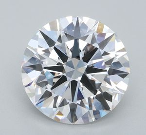 IGI Lab Grown Diamonds 3,32 CT Forma redonda blanca Diamante de laboratorio suelto E VS1 para anillo de compromiso o fabricación de joyas - Product Image 1