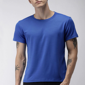 Ropa deportiva personalizada para hombre, buena camiseta para hombre, venta al por mayor, camisetas deportivas de poliéster para gimnasio para hombre - Product Image 4