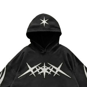 เสื้อฮู้ดดี้ยูนิเซ็กซ์ ลวดลายวินเทจฟอกสีซีดแบบซันเฟด สไตล์สตรีท พิมพ์ลาย โอเวอร์ไซส์ ซิปเต็มตัว พร้อมโลโก้ด้านหน้า - Product Image 2