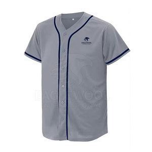 เสื้อเบสบอลสำหรับผู้ใหญ่ชุดเสื้อขนาดใหญ่พิเศษระบายอากาศออกแบบได้เอง - Product Image 2