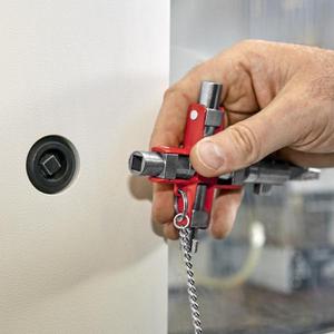 กุญแจอเนกประสงค์ Knipex สำหรับตู้มาตรฐานทุกชนิดและระบบปิด-เปิด ผลิตภัณฑ์เครื่องมืออเนกประสงค์สำหรับงานก่อสร้าง - Product Image 3