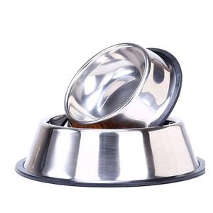 Bol pour chien en acier inoxydable personnalisé mangeoire pour chat de compagnie en gros bols en acier inoxydable en métal fait à la main bols pour animaux de compagnie - Product Image 1