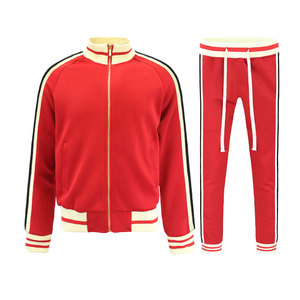 Jogger chándal sudadera 2 piezas hombres conjuntos de ropa desgaste chándal algodón Jogging chándal hombres correr deporte - Product Image 1