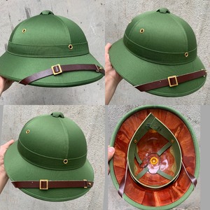 Dragonex หมวกกันน็อคแบบแข็งสไตล์ซาฟารีงานฝีมือในเวียดนามหมวกฟางแบบปรับแต่งได้ในราคาไม่แพงดีไซน์และสีที่กำหนดเองได้ - Product Image 2