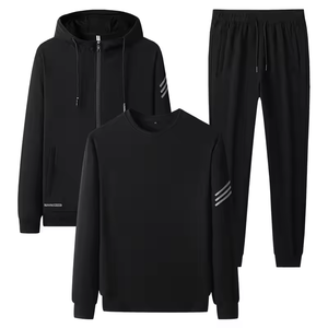 Ensembles de joggings et sweatshirts à capuche surdimensionnés pour hommes avec impression personnalisée - Product Image 3
