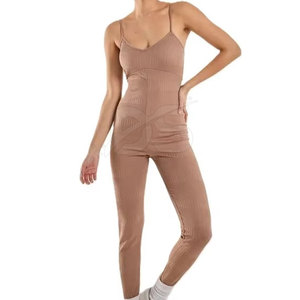 Mono de Yoga para Mujer, Transpirable, Ligero, Ecológico, de Punto, Elegante, de una Pieza, Ajuste Cómodo, Uso Diario Informal - Product Image 4