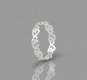 Anillo de Plata de Ley 925 con Símbolo OM para Mujer, Estilo Bohemio Clásico, para Bodas y Fiestas, Sin Níquel ni Plomo - Product Image 6