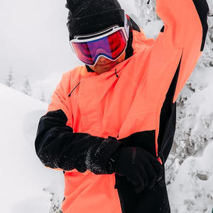 Chaqueta de esquí personalizada para hombre Proveedor OEM Tela impermeable Aislamiento cálido Cremallera a prueba de viento Impresión de logotipo Marca de etiqueta privada - Product Image 6