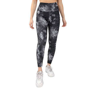 Custom Logo Breathable Seamless High Waist Yoga Pants <b>Leggings</b> For Women Fitness Yoga With Solid Color Adult Size - Product Image 1