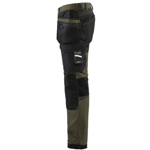 Pantalones de trabajo de secado rápido transpirables de seis bolsillos rectos ligeros para hombre al por mayor con rodilleras para verano - Product Image 5