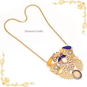 Designer High Quality Trendy Vintagre Peacock Pattern <b>Necklaces</b> Gold Plated Chain <b>Necklaces</b> <b>for</b> <b>Women</b> <b>for</b> Wedding Party's - Product Image 2