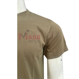 Camisetas deportivas de algodón 100% personalizadas transpirables de alta calidad para hombre, muestra gratis - Product Image 6