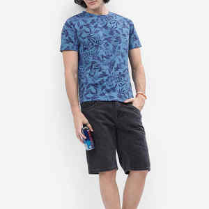 Fabricante al por mayor Hombres Camiseta Cuello redondo Último estilo Diseño único 100% Algodón Hombres Camiseta - Product Image 4