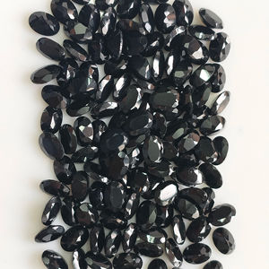 Spinelle noir naturel 7x5MM Coupe ovale Meilleure qualité Pierre précieuse en vrac pour la fabrication de bijoux - Product Image 3