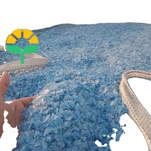 Blow Molding Grade Transparent <b>Plastic</b> Scrap Bottles and PET Flakes White <b>Block</b> Shape - Product Image 1