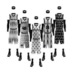 เสื้อบาสเก็ตบอลออกแบบได้เองเสื้อกีฬา bsci ซับลิเมชันใหม่ล่าสุดว่างเปล่า - Product Image 1