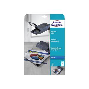 AVERY ZWECKFORM Inkjet <b>A4</b> Foil 10 Sheets Presentation Product - Product Image 1