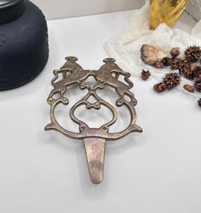 Unique Decorative Tabletop Heart Shape <b>Trivet</b> Nickle Finished Modern Style Pan Hotpot Coaster & Stand Customized - Product Image 5