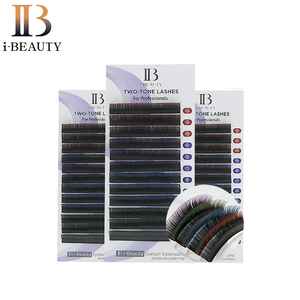 ต่อขนตา I-BEAUTY - ขนตาสองสี Ib Premium แบบผสมสี ขนตาเส้นต่อเส้น - Product Image 1