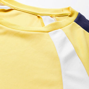 Sweat-shirt en coton à col rond pour homme, 100% de haute qualité, deux tons, tendance, avec logo personnalisé, pour la saison d'automne, en vente - Product Image 6