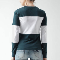 Camiseta Premium de Algodón Peinado de 200 g/m² para Mujer, Estilo Urbano |   Camiseta Ecológica con Cierre, de Tela Gruesa, Prelavada, con Estampado Regular