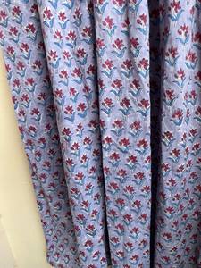 Vestido estampado indio púrpura Mint Boho Vestido corto Block Print colección Túnicas indias Vestido de mano Vestido largo de algodón - Product Image 5