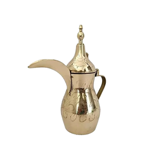 Custom Design Metal Teapot Creative Design Handmade Luxurious Coffeepot Premium Quality Handmade Luxurious Best <b>Arabic</b> Dallah - Product Image 4