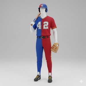 Uniforme de Béisbol Personalizado de Alta Calidad, Diseñado para Deportes de Equipo, Material Ligero, Costuras Resistentes, Personalización Completa - Product Image 2