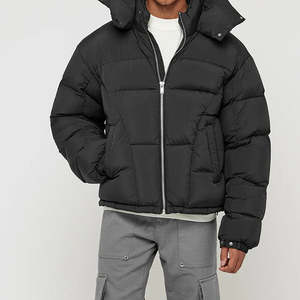 แจ็กเก็ตขนเป็ดพร้อมฮู้ดสำหรับผู้ชายเสื้อแจ็กเก็ตแบบหนาระบายอากาศได้ดีสำหรับฤดูหนาว - Product Image 3