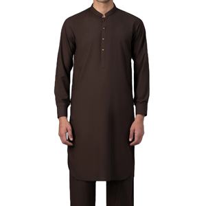 Salwar Kameez pour hommes meilleure qualité en coton vêtements longs design OEM vente en gros robes musulmanes Shalwar Kameez indiennes pakistanaises - Product Image 1