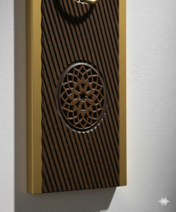 Accesorio Decorativo de Plástico con Rayas para el Reposabrazos Delantero del Sofá Deniz, Diseño Moderno y Lujoso, Ergonómico, para Comedor, Oficina en Casa, Sala de Estar - Product Image 2