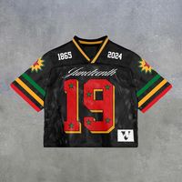 Camiseta Deportiva Corta para Hombre, Estilo Vintage, Estampado Retro, Malla Transpirable, Tallas Grandes, Protección UV, Absorbe la Humedad
