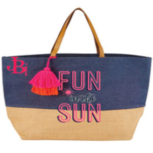 Sac de plage en jute avec logo personnalisé de haute qualité sac en toile de coton article personnalisé Style motif lettre Promotion Aus - Product Image 1