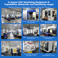 Service d'usinage CNC de précision pour pièces personnalisées, aluminium 6061-T6, 7075, acier inoxydable 304/316, titane Gr5