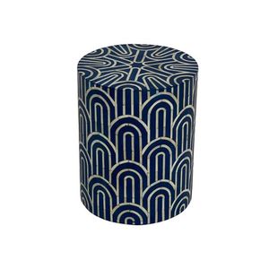 Mobilier avec incrustation d'os design de taille personnalisée Tabouret avec incrustation d'os pour le côté du lit Produit de décoration intérieure vintage Tabouret avec incrustation d'os au meilleur prix - Product Image 4