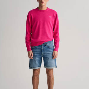 Distressed Texture Trend Driven Look <b>Men</b> Denim <b>Shorts</b> Mid Rise Secure Fit <b>Long</b> Lasting Wear <b>Men</b> Denim <b>Shorts</b> - Product Image 3