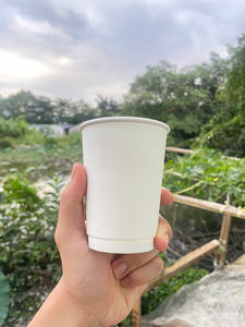 Vasos de Papel Desechables GREEN NEST con Recubrimiento de PE, Aislamiento Térmico de Doble Pared, para Llevar, Café, Bebidas Calientes, Precio Económico - Product Image 4