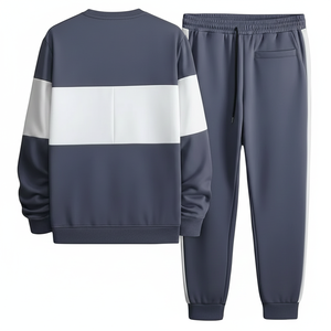 Gym Fitness Sets Breathable Comfortable Winter Fleece Plus Size Customized Streetwear <b>Hoodie</b> Sweatpants Jogger Apparel Man Suits - Product Image 2