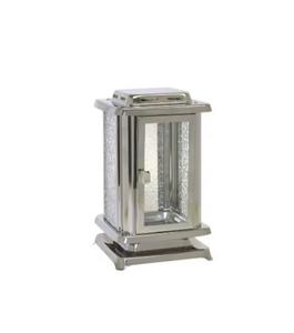 Lanterne à bougie décorative suspendue en métal de style marocain avec vitrail pour un décor d'éclairage festif exotique - Product Image 1