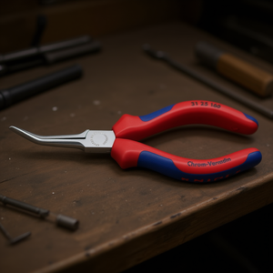 คีมปากแบนเคลือบโครเมียมของ Knipex พร้อมด้ามจับหลายส่วนประกอบ คีมปากแหลม - Product Image 3