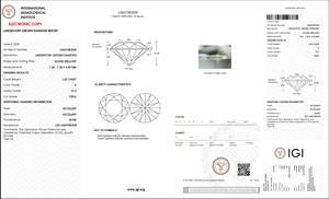 E Color VS2 Claridad Tamaño 1,42 Ct Pulido Labgrown Diamante Forma Redonda Joyería de Diamantes Sueltos Diamantes - Product Image 5