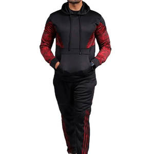 Nuevo Conjunto Deportivo Informal de Invierno de Alta Calidad, 100% Algodón, Cortavientos, con Parche de Logotipo Personalizado Bordado, Color Negro - Product Image 5