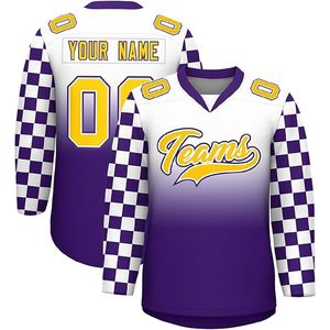 เสื้อเจอร์ซีย์เล่นฮ็อกกี้น้ำแข็งของผู้ชายเสื้อกีฬาฮ็อกกี้น้ำแข็งแห้งเร็ว2025ใหม่ - Product Image 4