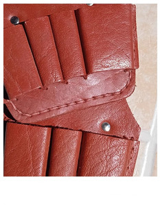 Professional Heavy Duty 100% Real Tanned <b>Leather</b> <b>Tool</b> Belt Quality Grade Electrician Waist <b>Tool</b> Belt Pouch - Product Image 3