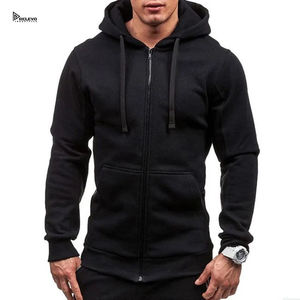 Sudadera con Capucha y Cremallera para Hombre, Estilo Nuevo, Alta Calidad, Personalizada, 100% Algodón Grueso, Estampado Grueso, para Invierno, Venta al Por Mayor - Product Image 1